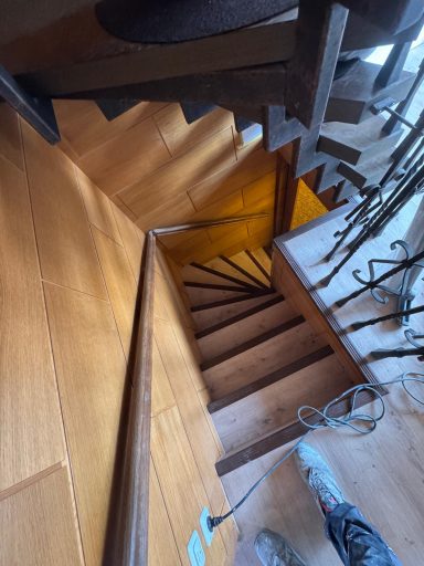 Verlegung Vinyl Treppe